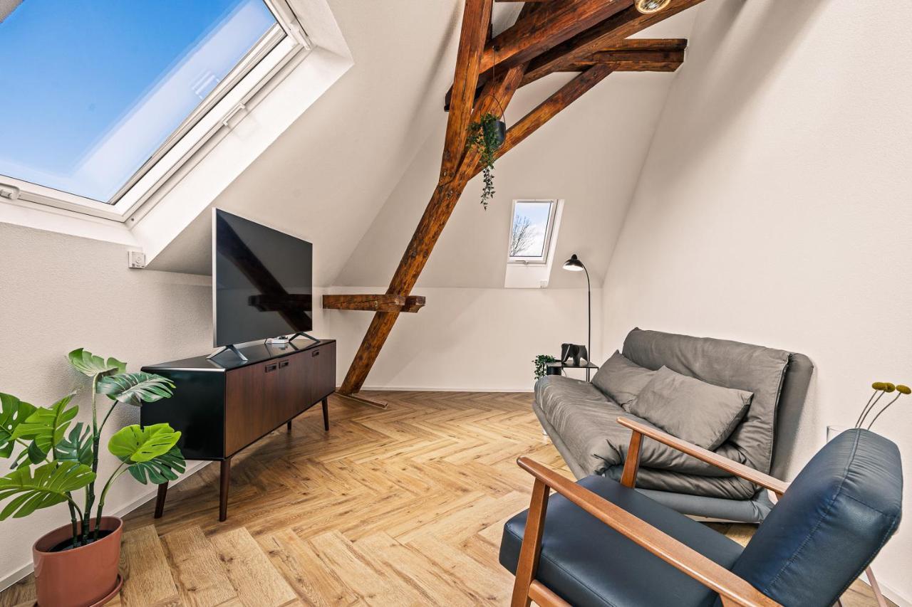 Maisonette-Wohnung Mit Freigelegtem Fachwerk Мекенбойрен Екстер'єр фото